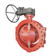 1043 Series Flanged Double Eccentric Butterfly Valve