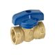 609-9681SL - Series - Forged Brass Ball Valve, 1 Piece Body, FxF, Lever Handle, Safety Stop